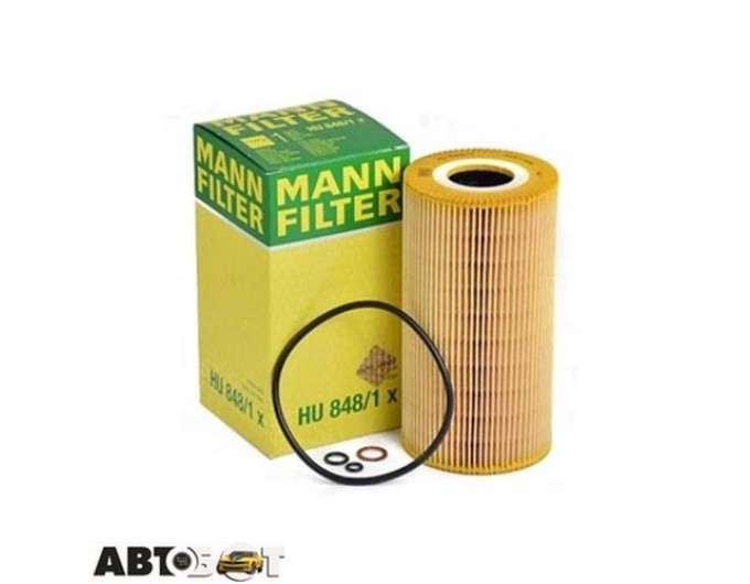 Фільтр оливи MANN HU 848/1 x, ціна: 469 грн.