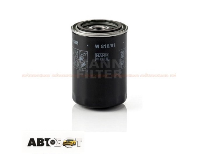 Фільтр оливи MANN W 818/81, ціна: 746 грн.