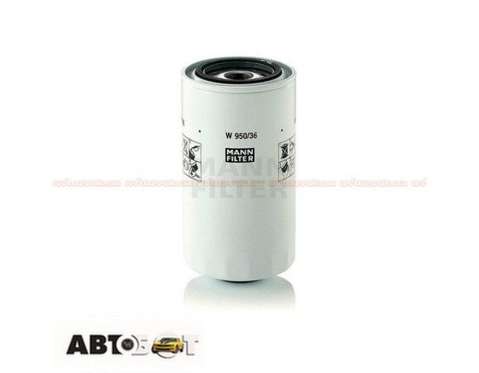 Фільтр оливи MANN W 950/36, ціна: 862 грн.
