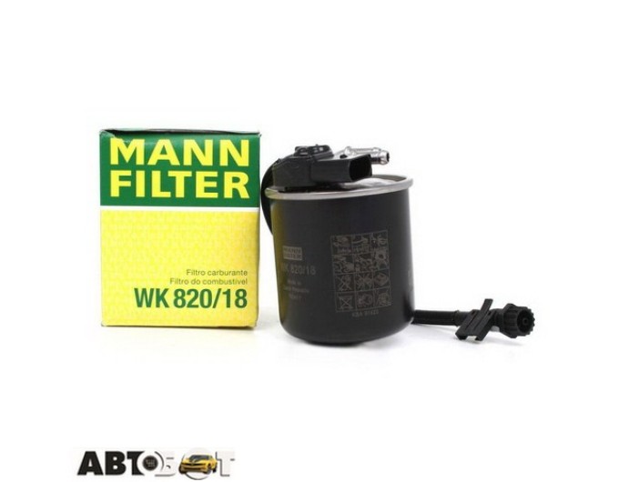 Паливний фільтр MANN WK 820/18, ціна: 3 334 грн.