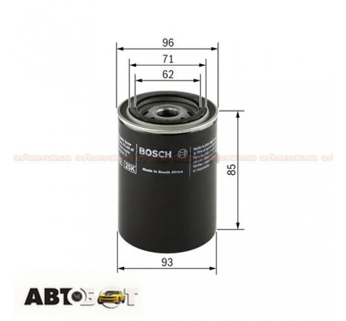 Фільтр оливи Bosch 0 451 103 219, ціна: 205 грн.