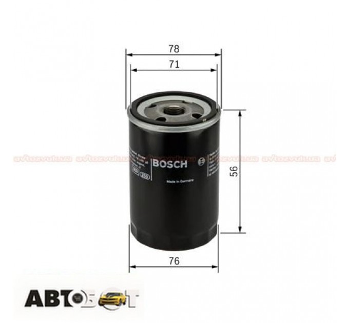 Фільтр оливи Bosch 0 451 103 235, ціна: 173 грн.