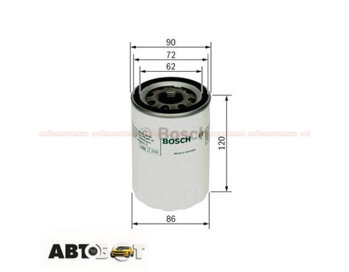 Масляный фильтр Bosch 0 451 103 290, цена: 431 грн.