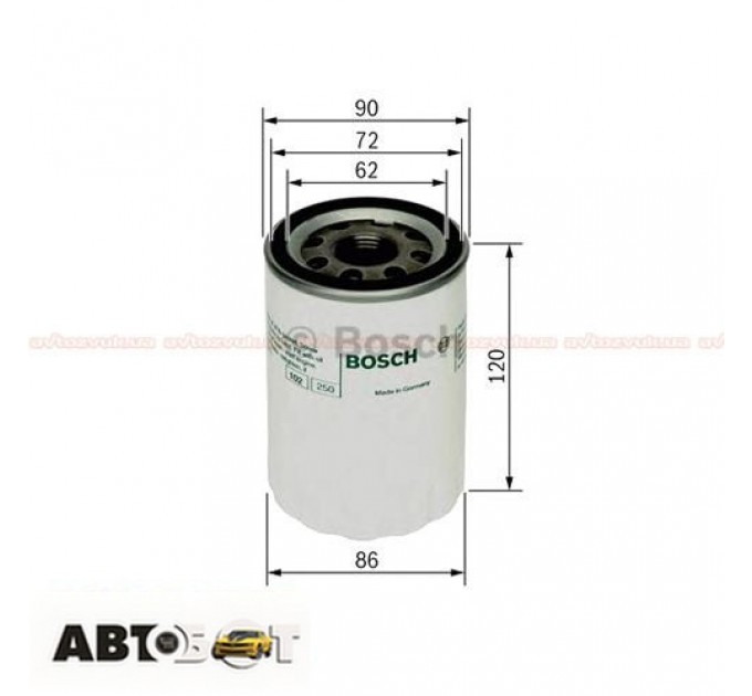Фільтр оливи Bosch 0 451 103 290, ціна: 332 грн.