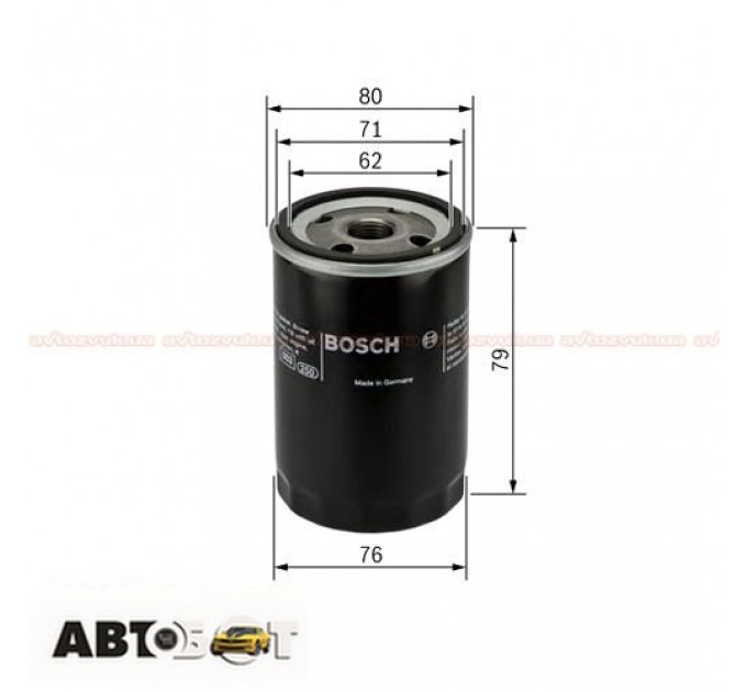 Фільтр оливи Bosch 0 451 103 298, ціна: 208 грн.