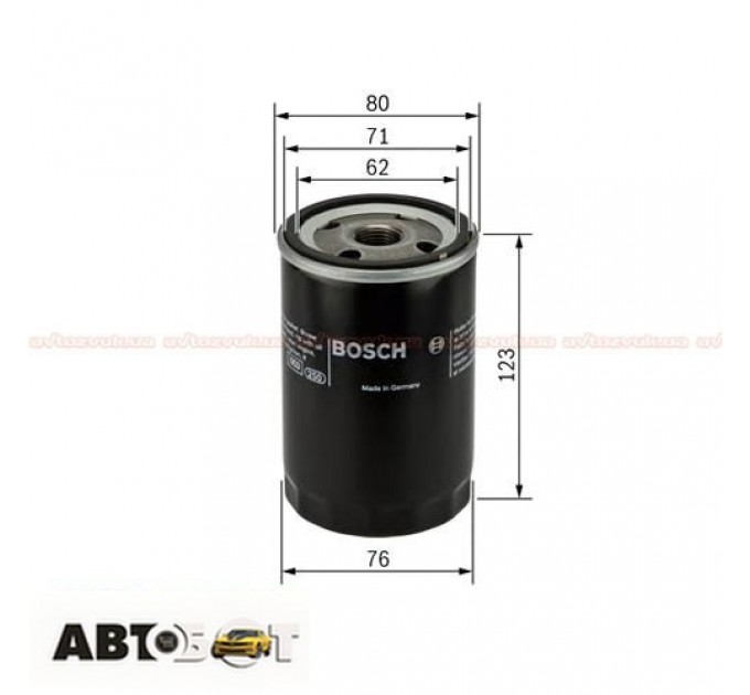 Фільтр оливи Bosch 0 451 103 314, ціна: 218 грн.