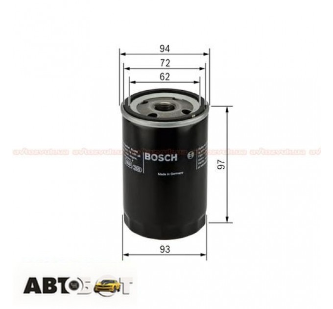 Фільтр оливи Bosch 0 451 103 333, ціна: 340 грн.