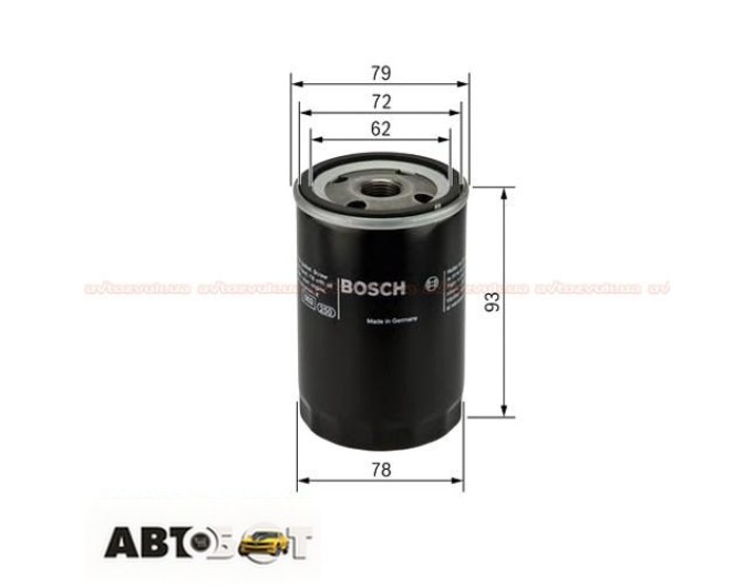 Фільтр оливи Bosch 0 451 103 363, ціна: 332 грн.