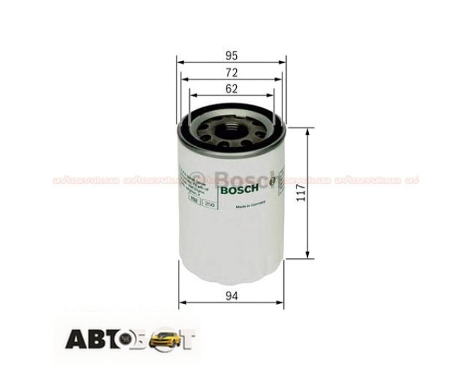 Масляный фильтр Bosch 0 451 103 366, цена: 737 грн.