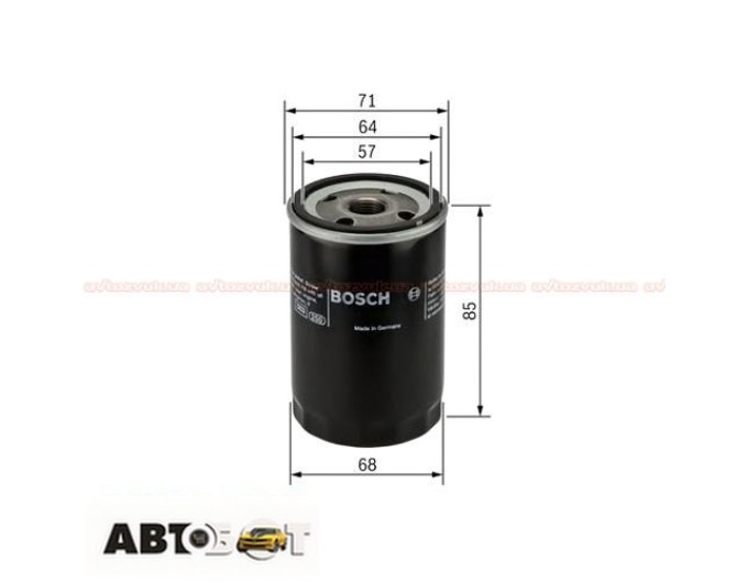 Масляный фильтр Bosch 0 451 103 372, цена: 362 грн.