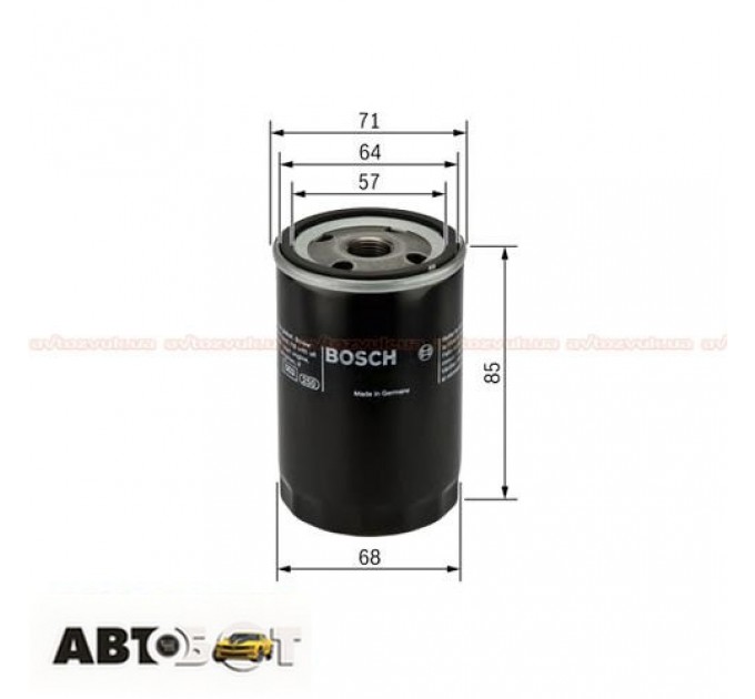 Фільтр оливи Bosch 0 451 103 372, ціна: 282 грн.