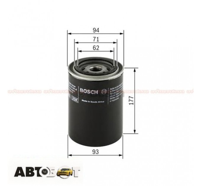 Фільтр оливи Bosch 0 451 203 001, ціна: 322 грн.