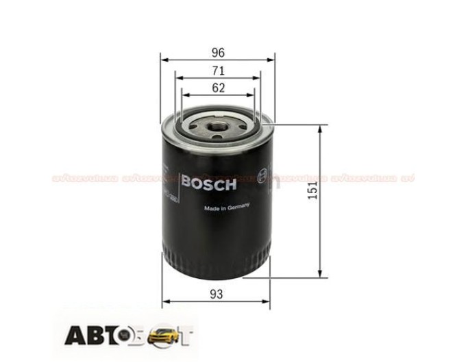Масляный фильтр Bosch 0 451 203 012, цена: 326 грн.