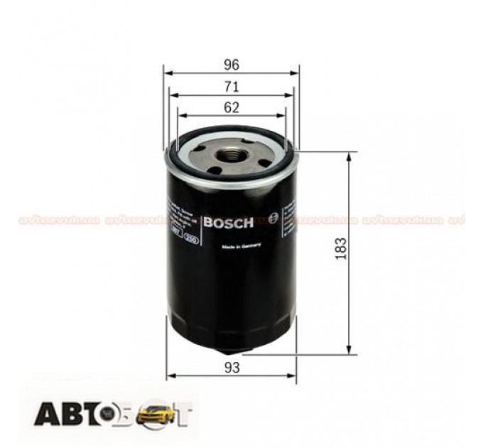 Фільтр оливи Bosch 0 451 203 087, ціна: 387 грн.