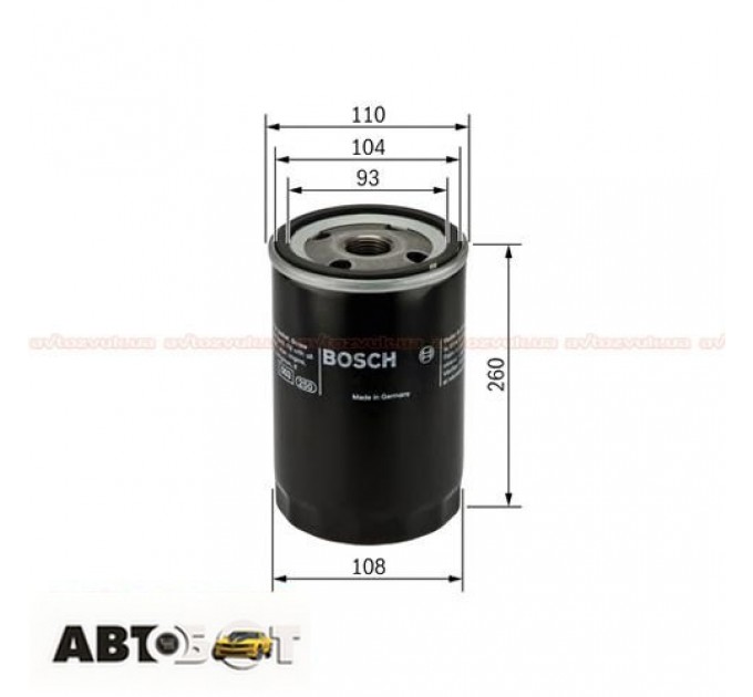 Масляный фильтр Bosch 0 451 300 003, цена: 608 грн.