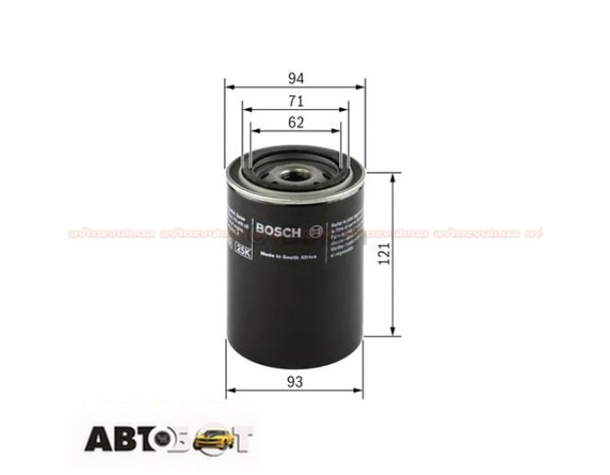 Масляный фильтр Bosch 0 986 452 005, цена: 360 грн.