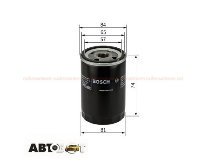 Фільтр оливи Bosch 0 986 452 016, ціна: 273 грн.
