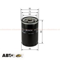 Масляный фильтр Bosch 0 986 452 024