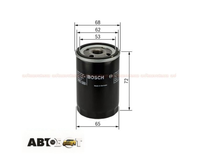 Масляный фильтр Bosch 0 986 452 028, цена: 247 грн.