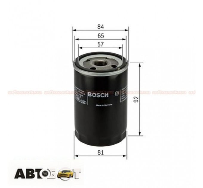 Фільтр оливи Bosch 0 986 452 036, ціна: 186 грн.