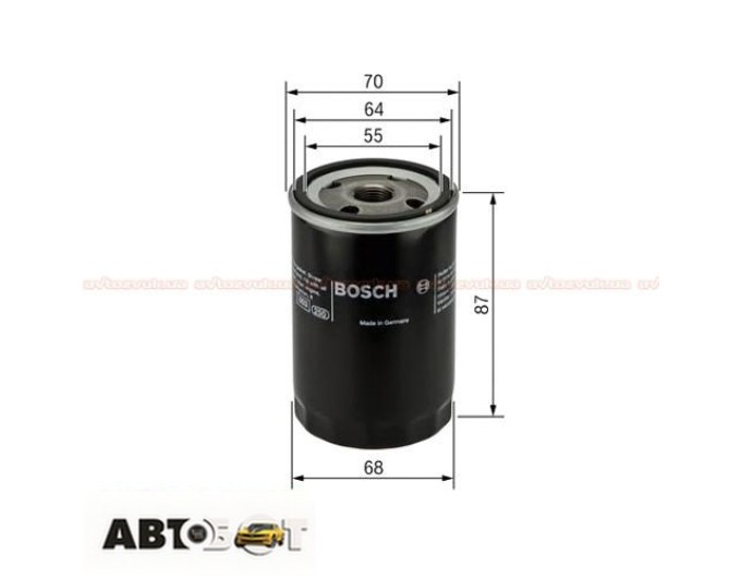Фільтр оливи Bosch 0 986 452 041, ціна: 277 грн.