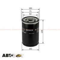 Фільтр оливи Bosch 0 986 452 042