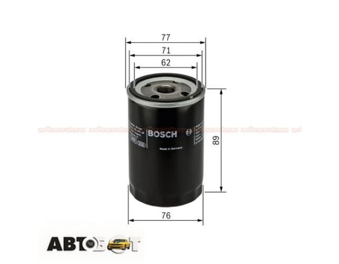 Масляный фильтр Bosch 0 986 452 044, цена: 274 грн.