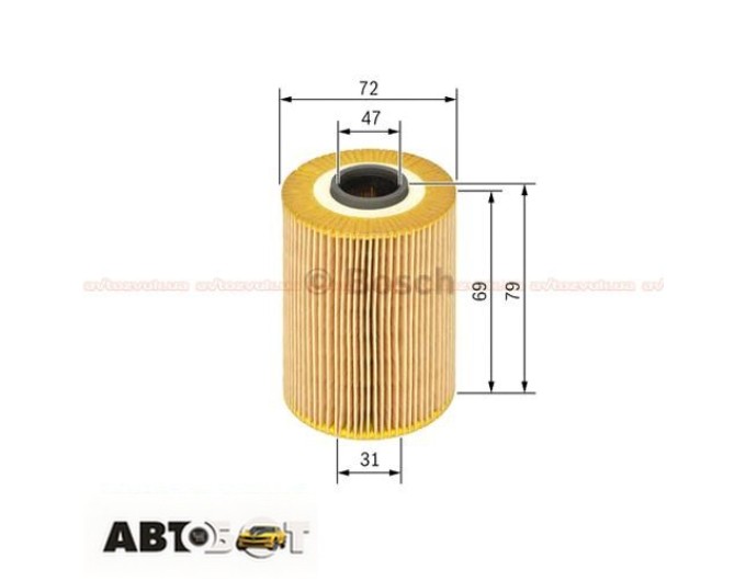 Фільтр оливи Bosch 1 457 429 262, ціна: 352 грн.
