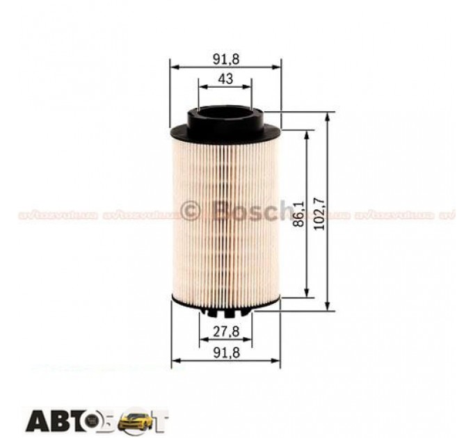 Паливний фільтр Bosch 1 457 431 707, ціна: 357 грн.