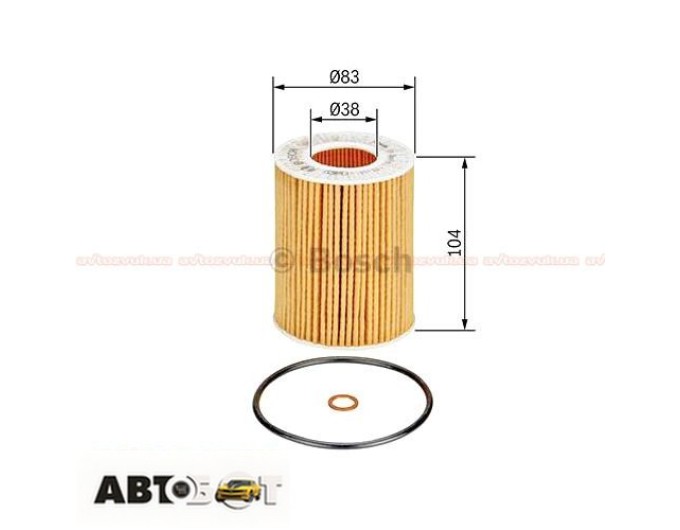 Фільтр оливи Bosch 1 457 437 003, ціна: 356 грн.
