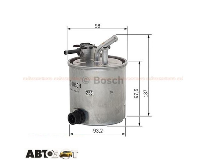 Топливный фильтр Bosch F 026 402 059, цена: 2 622 грн.