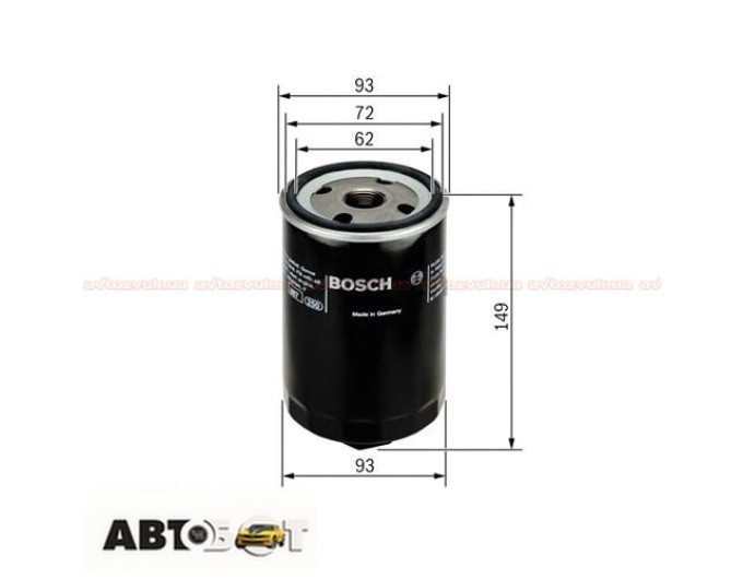 Фільтр оливи Bosch F 026 407 004, ціна: 612 грн.
