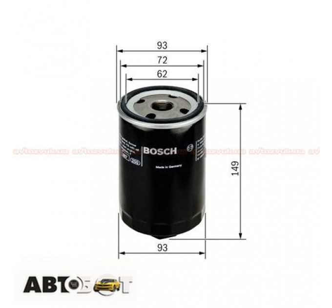 Масляный фильтр Bosch F 026 407 004, цена: 416 грн.