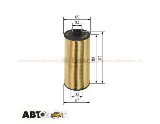 Фільтр оливи Bosch F 026 407 010, ціна: 452 грн.