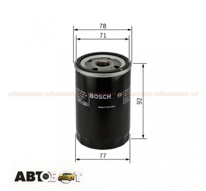 Масляный фильтр Bosch F 026 407 017, цена: 266 грн.