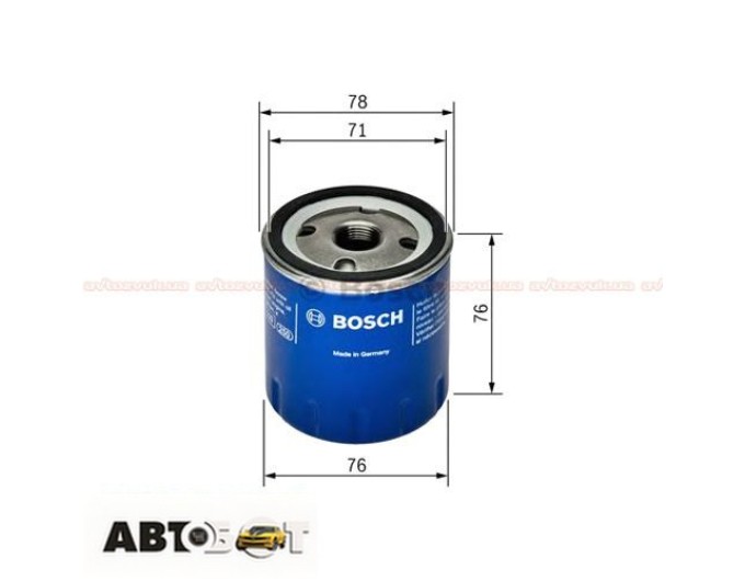 Масляный фильтр Bosch F 026 407 078, цена: 303 грн.