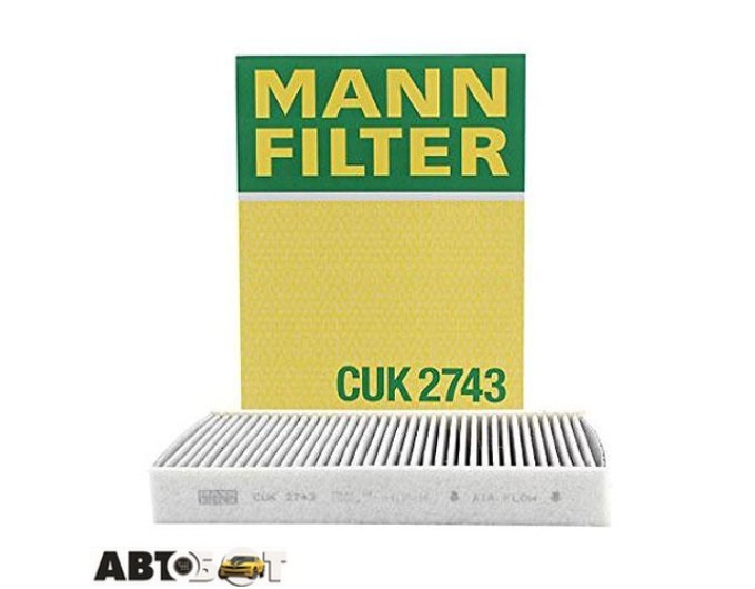 Салонний фільтр MANN CUK2743, ціна: 1 154 грн.