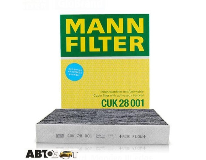 Салонний фільтр MANN CUK 28 001, ціна: 1 188 грн.