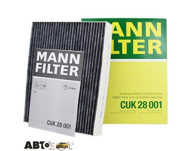 Салонний фільтр MANN CUK 28 001, ціна: 1 188 грн.