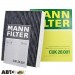 Салонний фільтр MANN CUK 28 001, ціна: 834 грн.