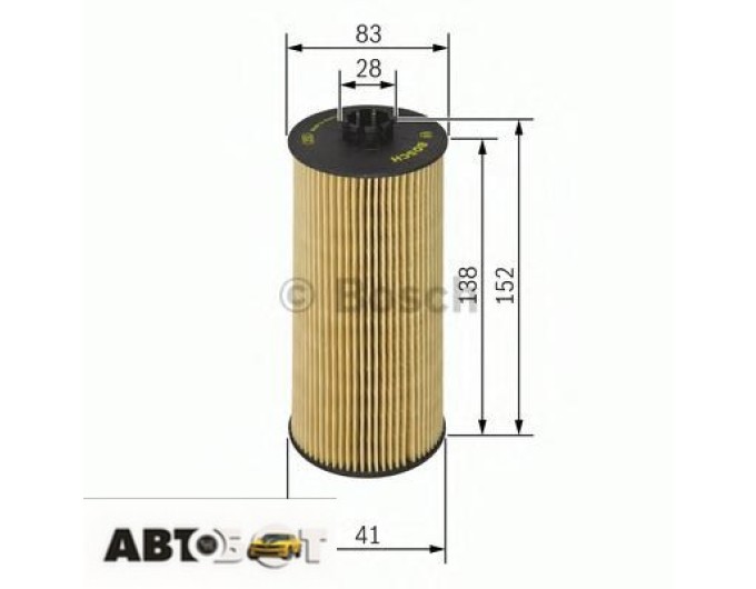 Фільтр оливи Bosch F 026 407 040, ціна: 230 грн.