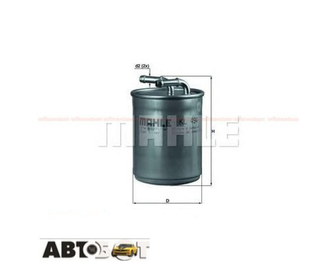 Паливний фільтр MAHLE KL494, ціна: 1 229 грн.