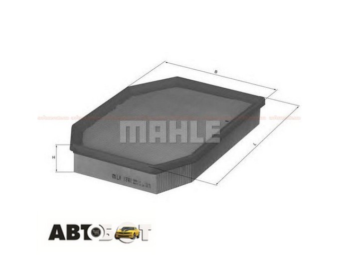Повітряний фільтр MAHLE LX1741, ціна: 968 грн.