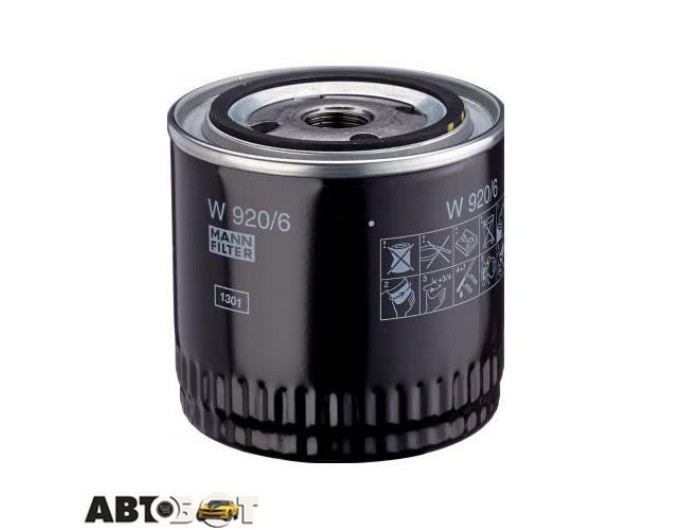 Масляный фильтр MANN W 920/6, цена: 446 грн.