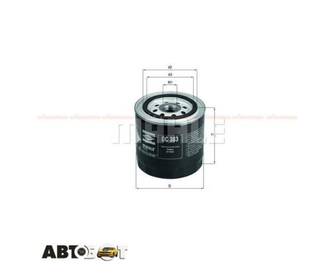 Фільтр оливи MAHLE OC 383, ціна: 305 грн.