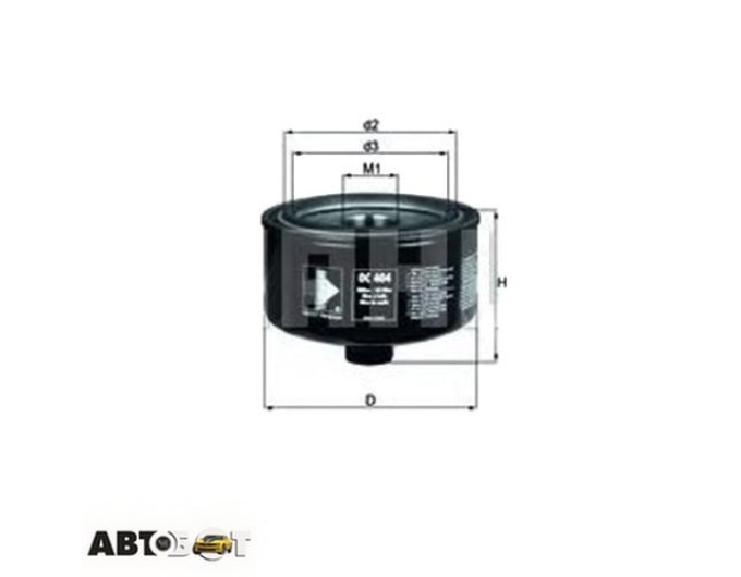 Фільтр оливи MAHLE OC 404, ціна: 1 592 грн.