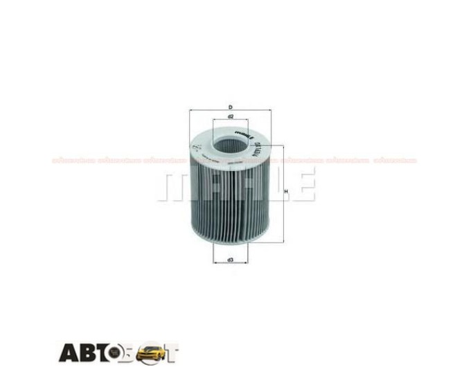Масляный фильтр MAHLE OX 163/4D, цена: 532 грн.