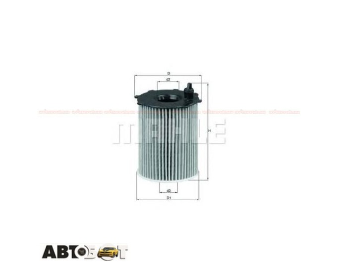 Фільтр оливи MAHLE OX 171/2D, ціна: 400 грн.