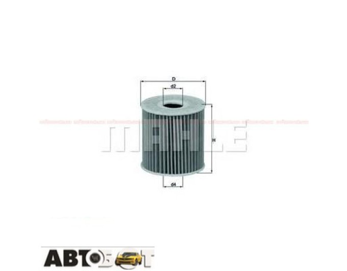 Фільтр оливи MAHLE OX 192D, ціна: 406 грн.