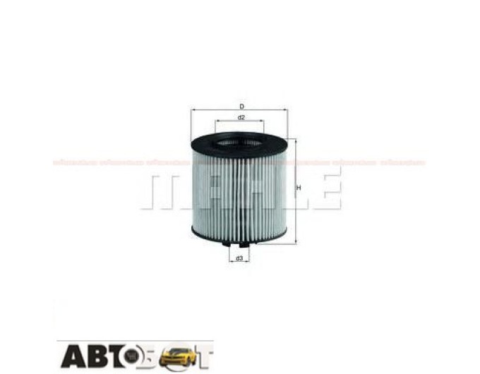 Фільтр оливи MAHLE OX 341D, ціна: 572 грн.